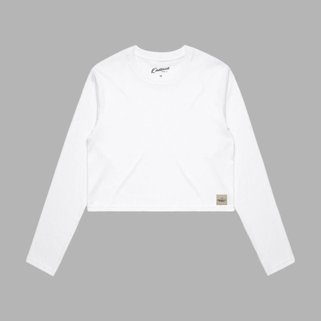 Women's Cotton Crop Tee (LS)