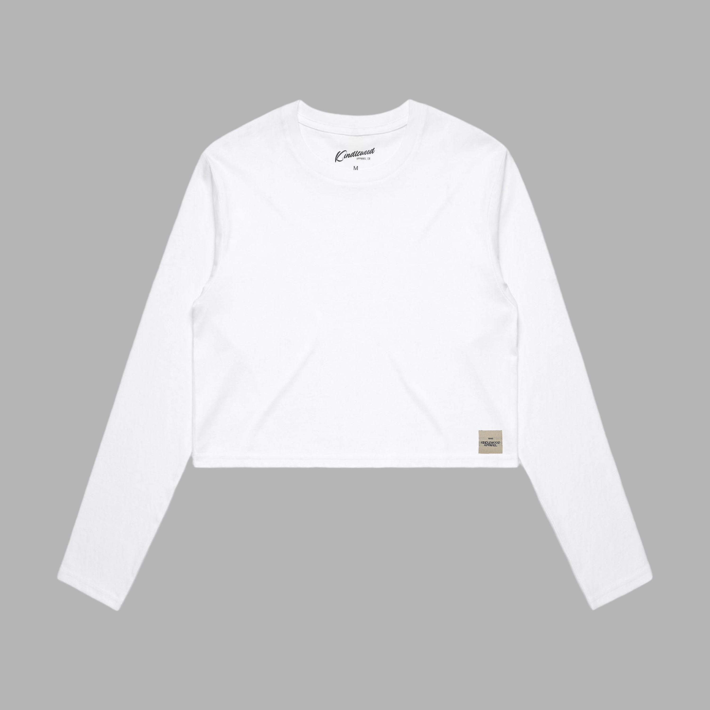 Women's Cotton Crop Tee (LS)