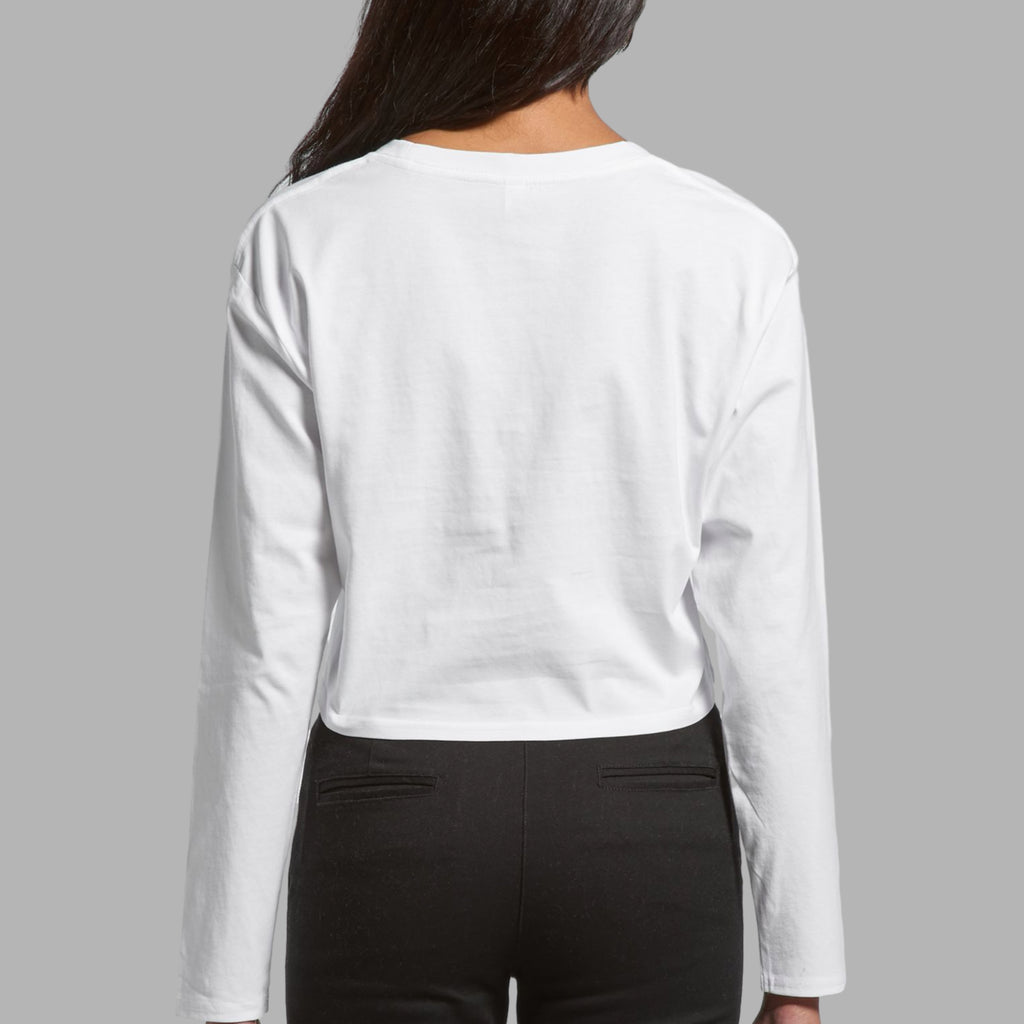 Women's Cotton Crop Tee (LS)